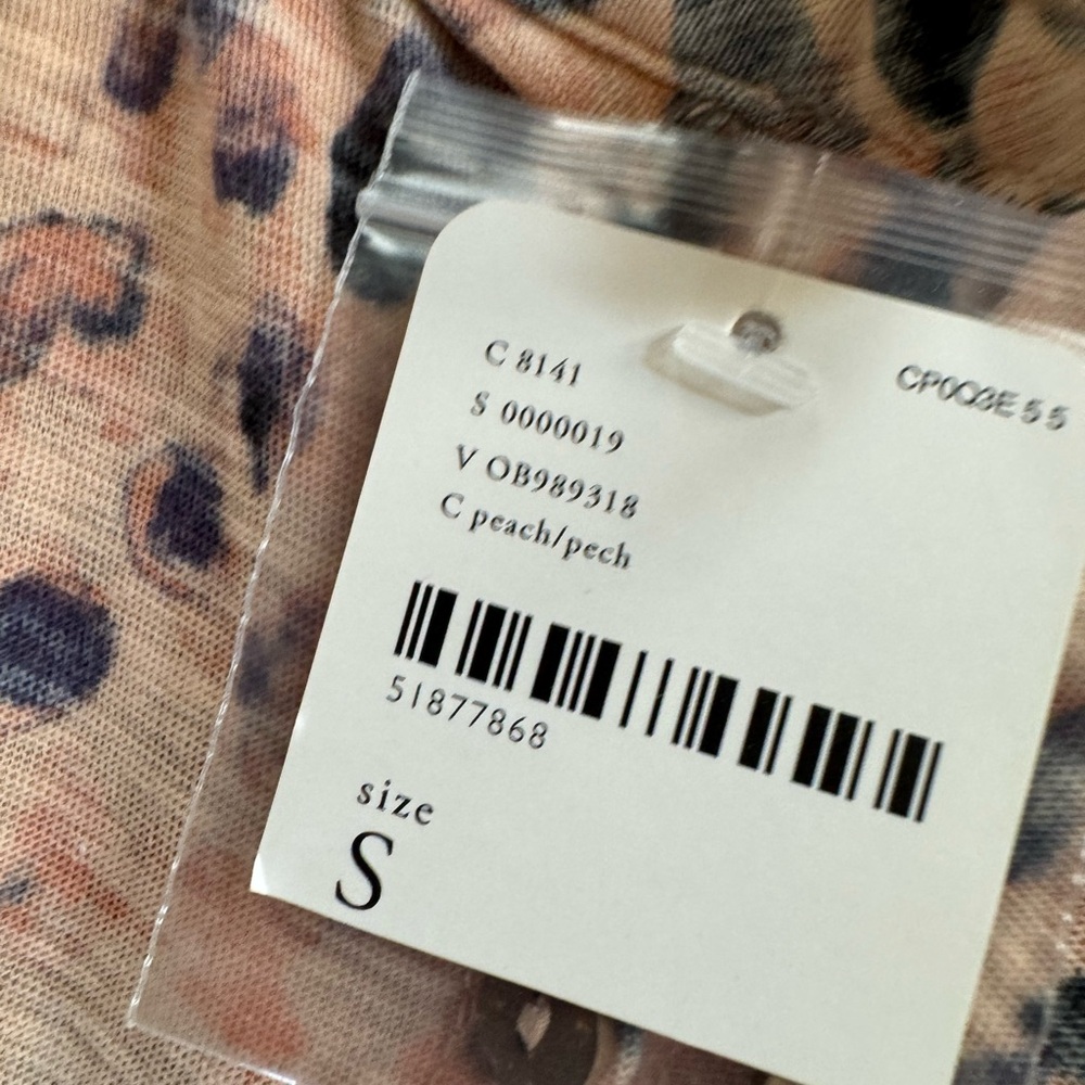 FP Intimately Leopard Printed Maxi Top Robe Duster, Size Small - Picture 7 of 11